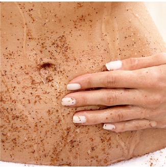 peeling area perut